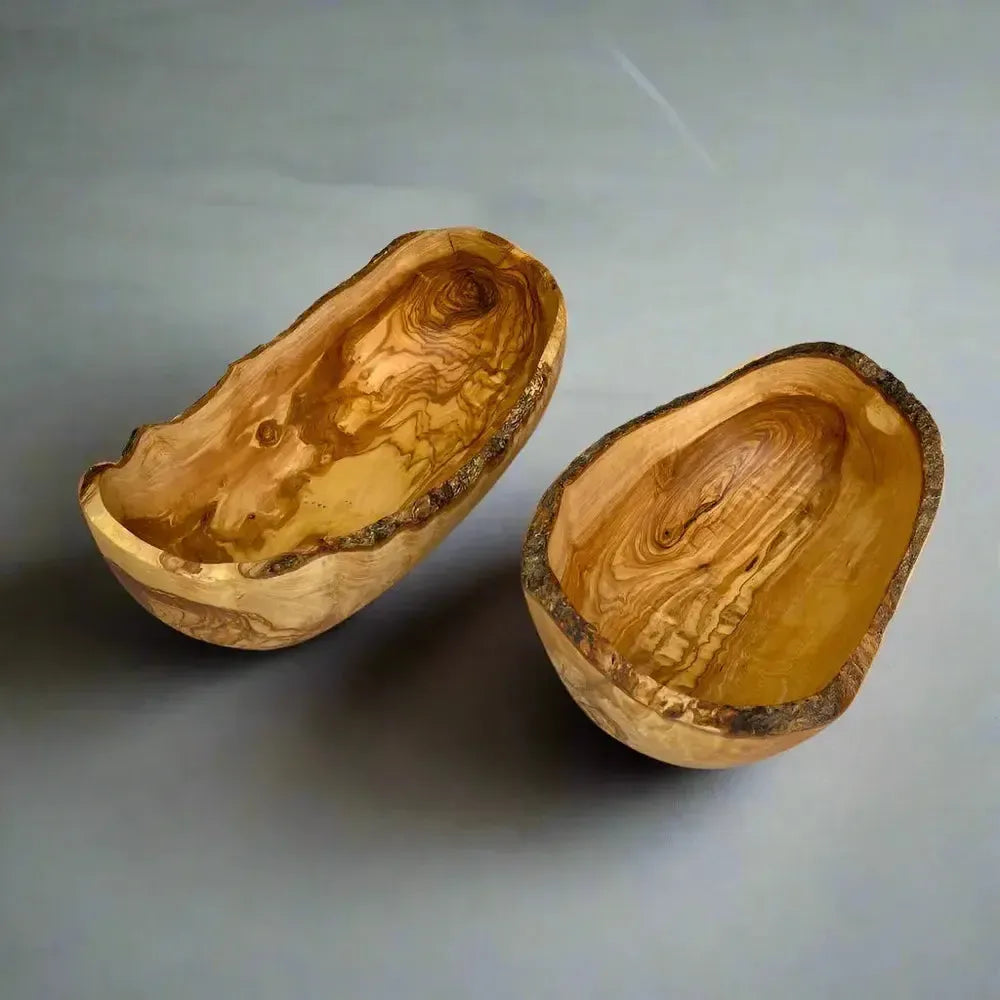 Olivenholz Obstschale oval